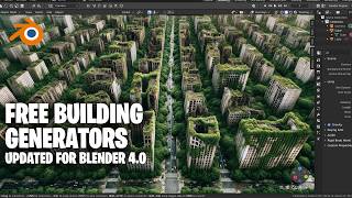 FREE building generators updated for blender 40 [upl. by Barnebas]