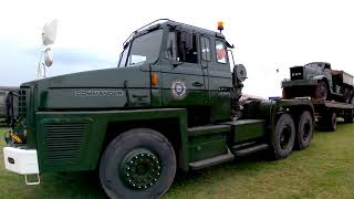 1984 ex British Army Scammell Commander 26 Litre Dual Turbo Intercooled V12 Diesel Transporter Truck [upl. by Anaul]