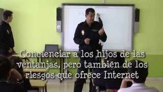 Charla de la Policía en colegios sobre uso seguro de Internet [upl. by Marje]