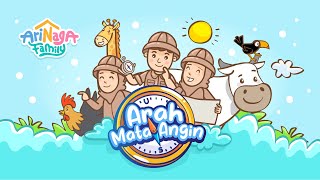 Arinaga Family  Arah Mata Angin Official Animation Video [upl. by Ayerim]