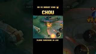 No skin chou A9 vs bodust king please subscribe in like 😱mlbb chou mobilelegends [upl. by Ennej]