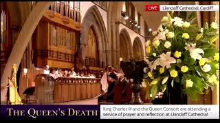 A Welsh Prayer  Paul Mealor  Service for Queen Elizabeth II  Llandaff Cathedral [upl. by Konstance]