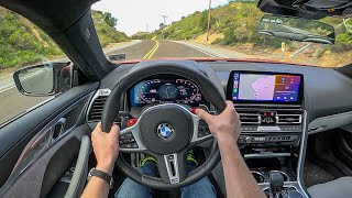 2023 BMW M8 Competition Coupe  POV Test Drive Binaural Audio [upl. by Franni]