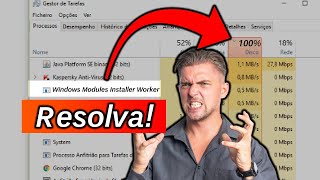 100 do disco em uso no Windows 10 e 11 Windows Modules Installer Worker  Solução 2024 [upl. by Felicle]