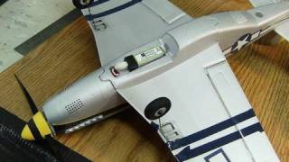 Parkzone P51D MUSTANG review CRASH survivability and SERIOUS WIND testing [upl. by Holofernes]