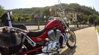 A trip to Italy  Suzuki Intruder 800CC  GOPRO EDIT [upl. by Azalea]