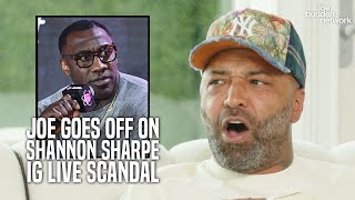 Joe Budden GOES OFF on Shannon Sharpe IG Live Scandal [upl. by Queenie]