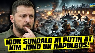 Ukraine Pinulbos ang 100k Sundalo ni Putin at Kim Jong un [upl. by Bidle293]