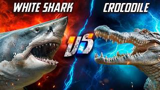 Great White Shark VS Crocodile [upl. by Dirgis]