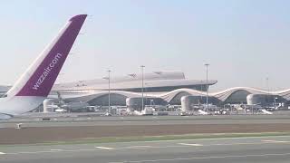 Wizz air Takeoff from the Terminal A Abudhabi UAE 🇦🇪 [upl. by Merill]