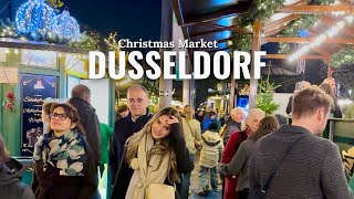 Düsseldorf Germany 4K Walking Tour  Starting of Christmas Markets November 2024 [upl. by Slohcin325]