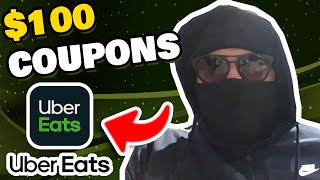 Uber Eats Promo Code 2023  UNREAL Uber Eats Coupon Code 100 or Free Food [upl. by Morrell]