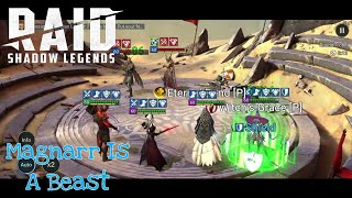 Magnarr Is A Beast  Arena  Raid Shadow Legends [upl. by Dorehs]