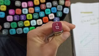 Colores Marcadores Plumones Aurora Touch Punta de Pincel Dual Brunch  Unboxing Review Shopee [upl. by Anton]