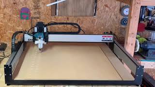 Spoil board for Shapeoko XXL timelapse [upl. by Biernat]