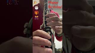 I Finally Learned quotHappy Birthdayquot On Clarinet [upl. by Tomi]