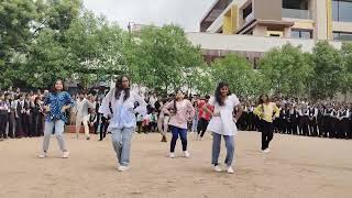 FLASH MOB 2024 💥💥💥 SIVA SIVANI DEGREE COLLEGE part 1 video [upl. by Eeroc]