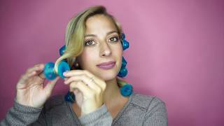 Spoolies Hair Curlers  How to Use Jumbo Heatless Curlers Beach Waves Ringlets Curls 4C [upl. by Cotter635]