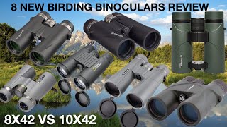 NEW 8 BIRDING BINOCULARS 8X42 VS 10X42 BRESSER CONDORWAVELUCHSPIRSCH NAT GEOGRAPHREVIEW PRICES [upl. by Nylteak]