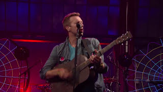 Coldplay  Mylo XylotoHurts Like Heaven Live on Letterman [upl. by Aydan]