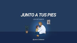 JUNTO A TUS PIES LEVISTANCE 레비스탕스 Video Lyric💖 [upl. by Golanka]