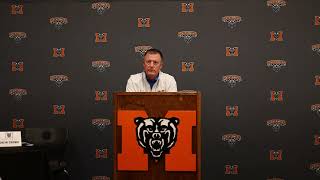 Mercer Football Week 10 Press Conference 103023 [upl. by Llertnek]