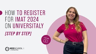 IMAT 2024  How to Register for IMAT 2024 on Universitaly STEPBY STEP [upl. by Letnuahc772]