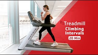 Treadmill  Climbing Intervals  20 MIN [upl. by Anitnoc]