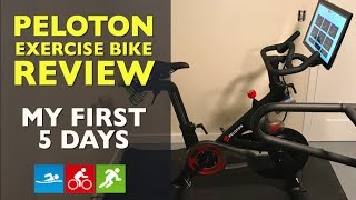 Peloton Exercise Bike Review My first 5 Days [upl. by Zeiger]