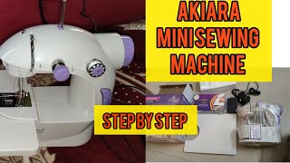 Akiara Mini Sewing machine Review sewing machine in Tamil [upl. by Teplitz]