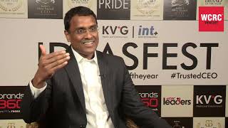 Indias Trusted CEOs 2018 Muralidhar Yadama Managing Director MYK Laticrete India [upl. by Dihgirb]