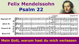 Mendelssohn  Mein Gott warum Psalm 22 [upl. by Arly]