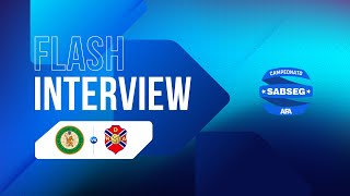 FLASH INTERVIEW  AC CUCUJÃES vs RD ÁGUEDA J10 [upl. by Edrei458]