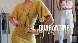 QUARANTINE TRYON HAUL REVOLVE ZARA FIORUCCI ETC  Jessica Pimentel [upl. by Mehsah]