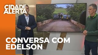 Conversa com Edelson que encontrou corpo de Thiago [upl. by Oina]