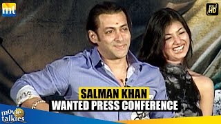 Salman Khans Superhit Film WANTED I Press Conference I FLASHBACK Video [upl. by Shabbir]