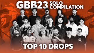 TOP 10 DROPS 🔊🔥 Solo  GRAND BEATBOX BATTLE 2023 WORLD LEAGUE [upl. by Gideon]