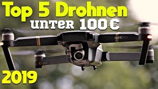 Die beste Drohne unter 100 Euro  ► TOP 5 billige Drohnen ◄ Quadrocopter mit Kamera [upl. by Atterehs]