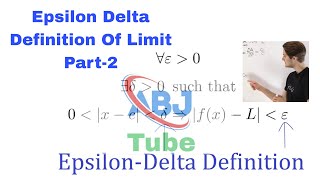 Proof using EPSILON DELTA definition of limit part 2 abjtube1 [upl. by Benilda320]