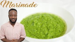 Le Secret de la Marinade Verte assaisonnement vert délicieux  Cameroun [upl. by Hemphill]