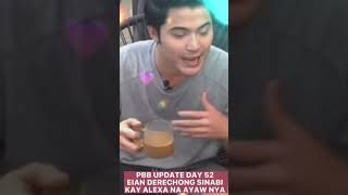 PBB UPDATE DAY 52 EIAN AT ALEXA NAG KAKA LABUAN NA shorts [upl. by Theis387]