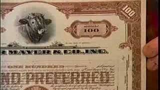 Bob Kerstein on PBS discussing Scripophily [upl. by Alia]