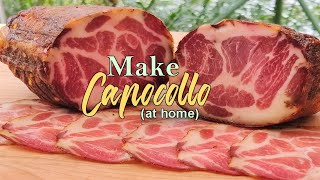 Easy way to make dry cured Italian Capocollo at home  Dry Curing Meats for Beginners [upl. by Dyrraj931]