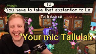 Tallulah accidently opens her mic on Philzas stream infront of 10000 People On QSMP minecraft [upl. by Narahs246]