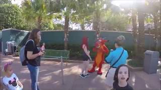 Meeting Mushu from Mulan at Disney world [upl. by Trilby]