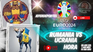 Reacciones en Vivo Ucrania vs Rumania  Eurocopa 2024 [upl. by Whorton]