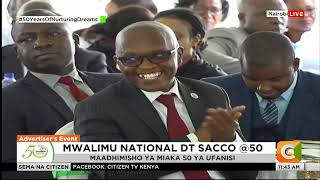 Mwalimu National Sacco celebrates 50th anniversary [upl. by Aerbas357]