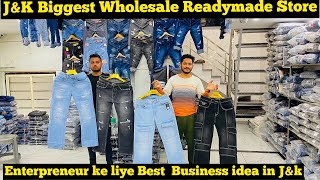 Branded Jeans Wholesale Market in jammu Jammu Jeans Wholesale market  Shubam readymade Garments [upl. by Nipsirc]