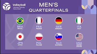 FIVB Mens Volleyball Olympic Games  Paris 2024  Result  3 Aug 2024 [upl. by Niggem336]