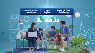 XL SATU  Internet Rumah dan Kuota Handphone BisaJadiSatu [upl. by Wallack]